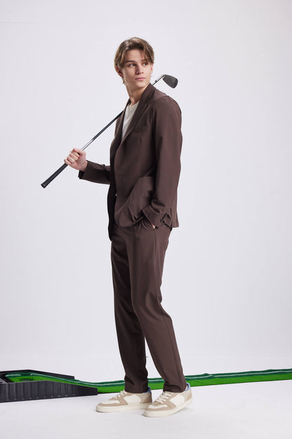 B-DYNAMIC TRAVEL SUIT-CHOCOLATE