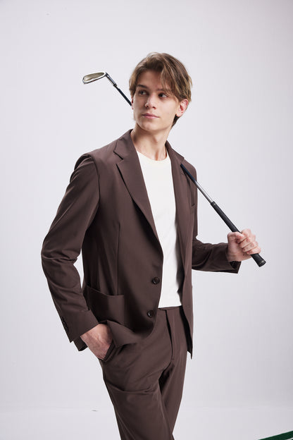 B-DYNAMIC TRAVEL SUIT-CHOCOLATE