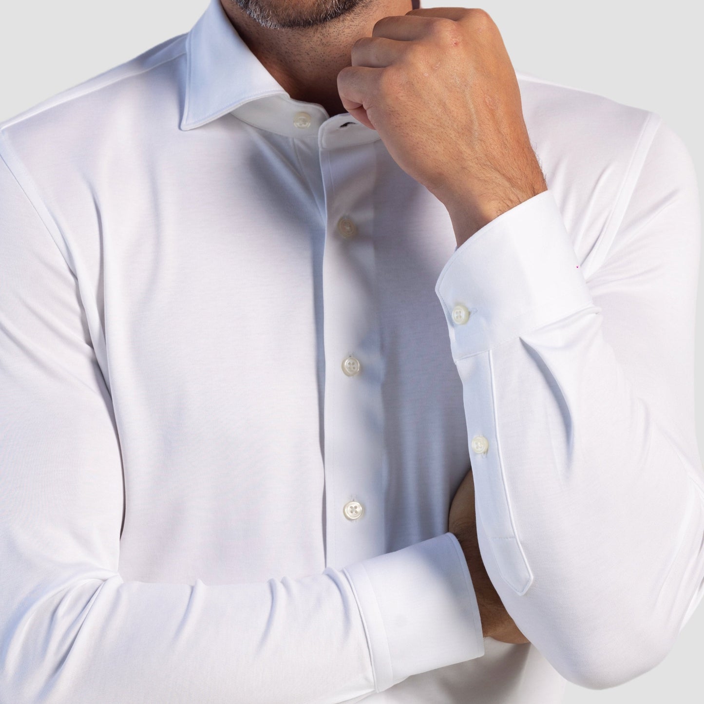 Luxury Supima Cotton Jersey Dress Shirt