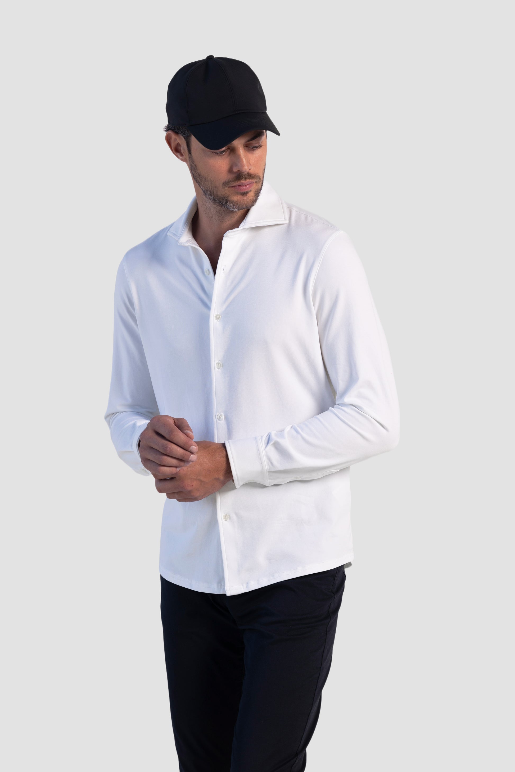 pima cotton dress shirts Hickey Freeman Men's Modern Fit Pima Cotton Dress Shirt - Blue